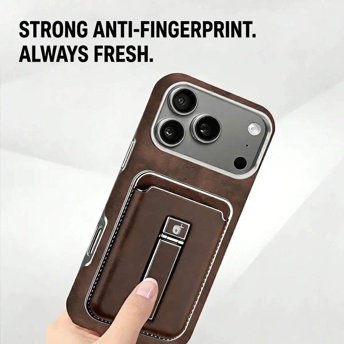 Leather  iPhone Case With Card Wallet-GE171