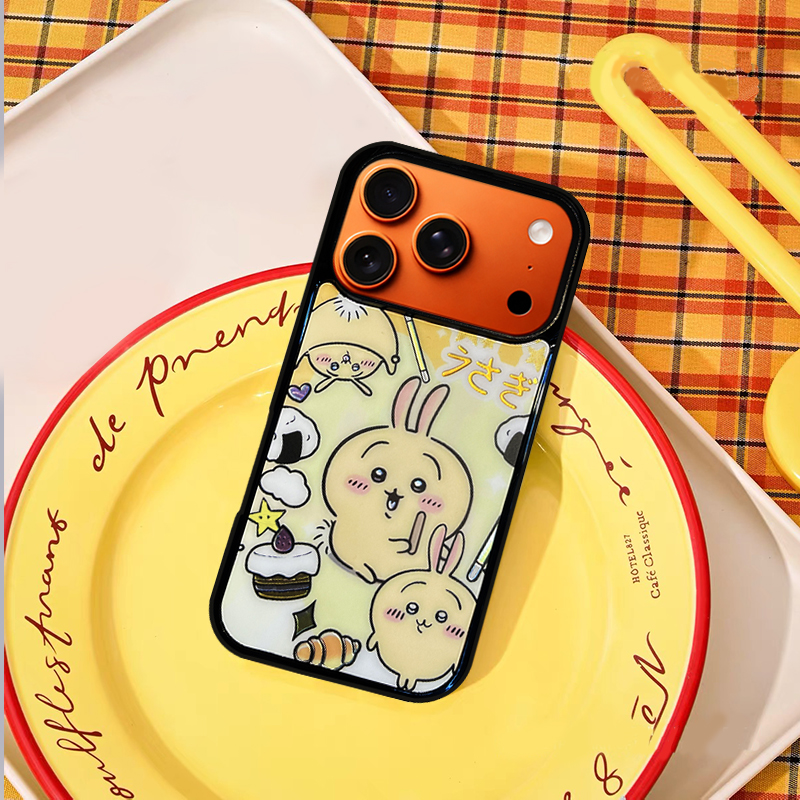 Cute Cartoon Phone Case Compatible With Magsafe for iPhone 17/16/15/14/13 Series Yellow – CF2500058