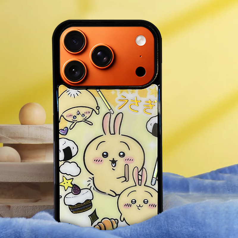 Cute Cartoon Phone Case Compatible With Magsafe for iPhone 17/16/15/14/13 Series Yellow – CF2500058