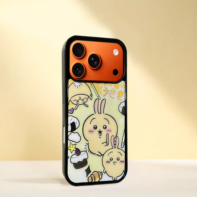 Cute Cartoon Phone Case Compatible With Magsafe for iPhone 17/16/15/14/13 Series Yellow – CF2500058