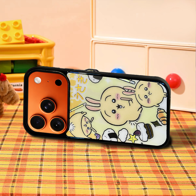 Cute Cartoon Phone Case Compatible With Magsafe for iPhone 17/16/15/14/13 Series Yellow – CF2500058