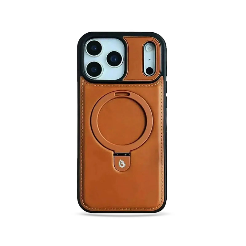 Luxury Leather iPhone Case With Stand-GE174