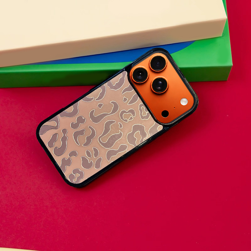 Leopard Print MagSafe-Compatible Phone Case for iPhone 17/16/15/14/13 Series Brown – CF250006