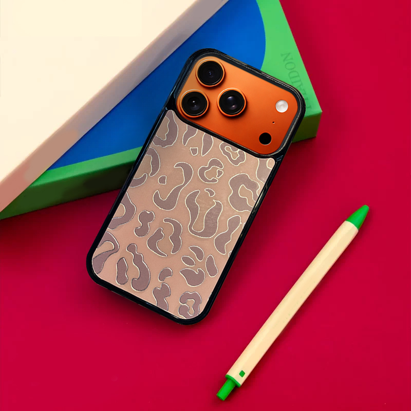 Leopard Print MagSafe-Compatible Phone Case for iPhone 17/16/15/14/13 Series Brown – CF250006