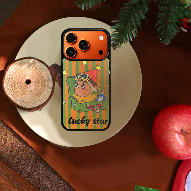 Cartoon Star Character  Phone Case Compatible With Magsafe for iPhone 17/16/15/14/13 Series Orange – CF2500049