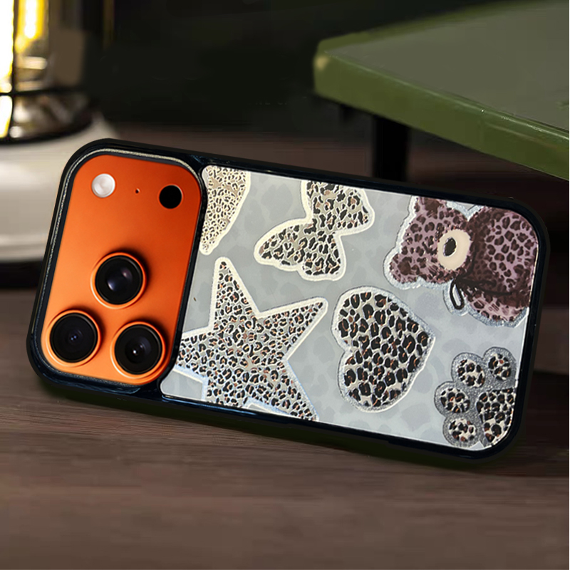 Bear Bow Pattern  Phone Case Compatible With Magsafe for iPhone 17/16/15/14/13 Series – CF2500052