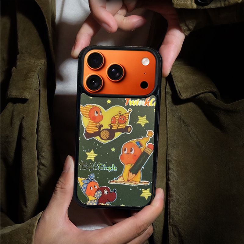 Cartoon Star Character Phone Case Compatible With Magsafe for iPhone 17/16/15/14/13 Series Green– CF2500063