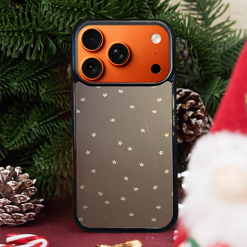 Star Pattern MagSafe-Compatible Phone Case for iPhone 17/16/15/14/13 Series Gray – CF250001