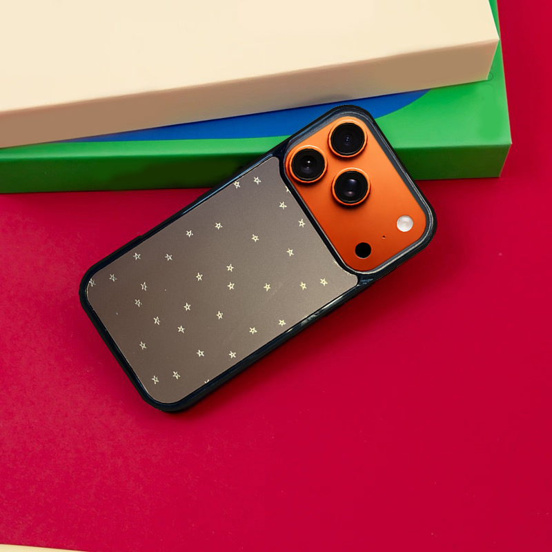 Star Pattern MagSafe-Compatible Phone Case for iPhone 17/16/15/14/13 Series Gray – CF250001