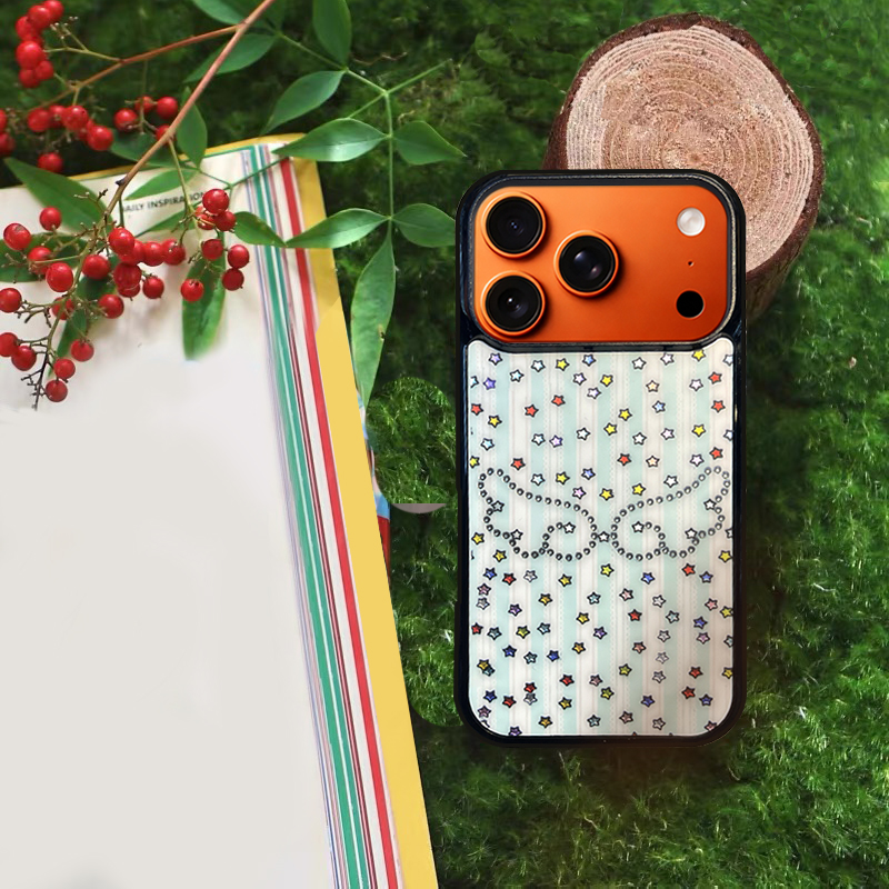 Star & Wing Phone Case Compatible With Magsafe for iPhone 17/16/15/14/13 Series Blue  – CF2500051