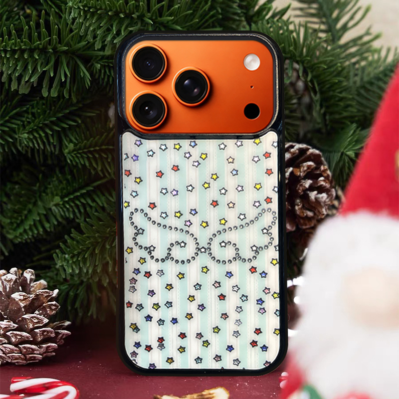 Star & Wing Phone Case Compatible With Magsafe for iPhone 17/16/15/14/13 Series Blue  – CF2500051