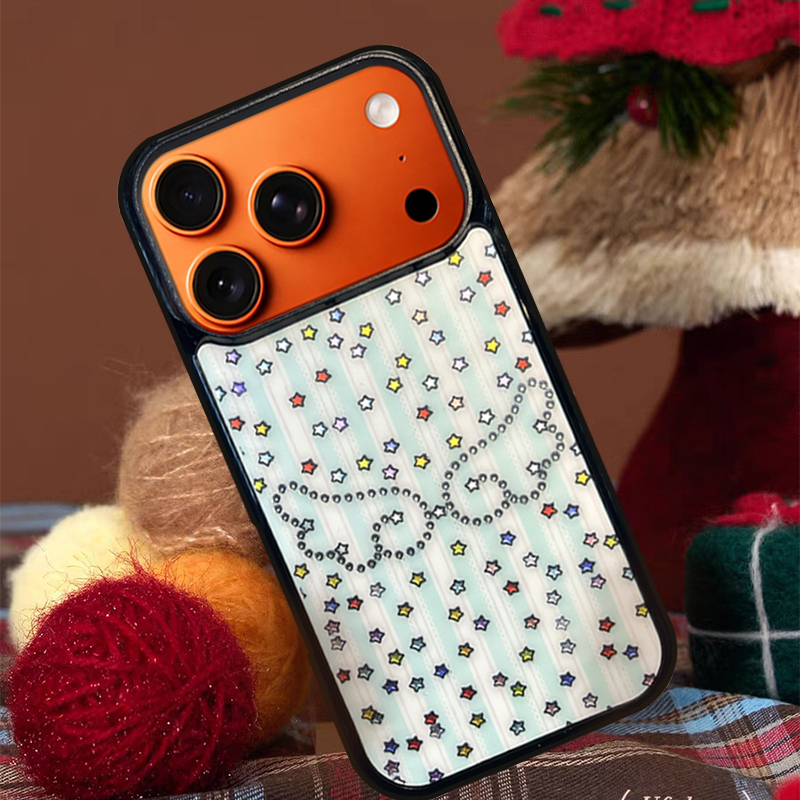 Star & Wing Phone Case Compatible With Magsafe for iPhone 17/16/15/14/13 Series Blue  – CF2500051