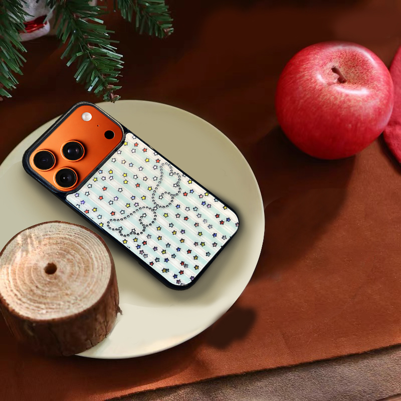 Star & Wing Phone Case Compatible With Magsafe for iPhone 17/16/15/14/13 Series Blue  – CF2500051