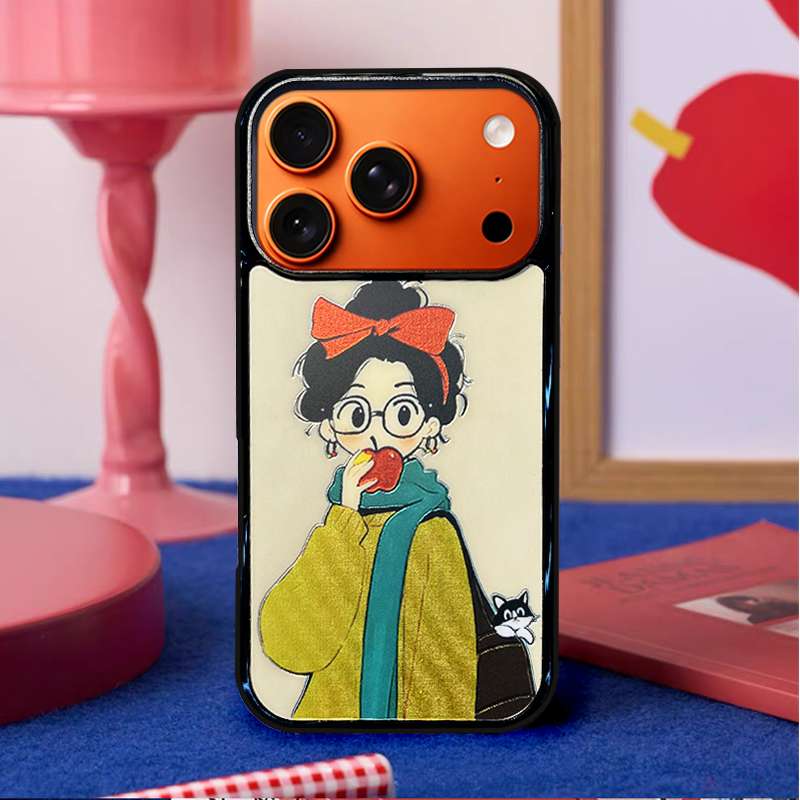 Red Bow Girl  Phone Case Compatible With Magsafe for iPhone 17/16/15/14/13 Series – CF2500054