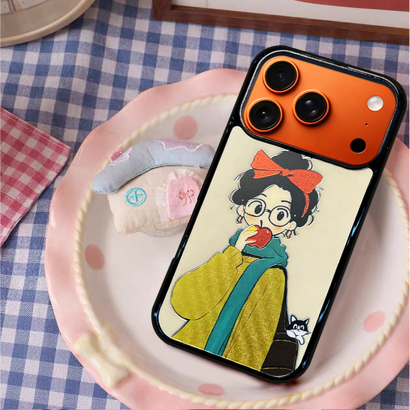 Red Bow Girl  Phone Case Compatible With Magsafe for iPhone 17/16/15/14/13 Series – CF2500054