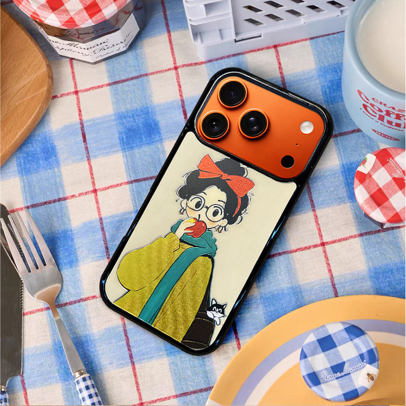 Red Bow Girl  Phone Case Compatible With Magsafe for iPhone 17/16/15/14/13 Series – CF2500054