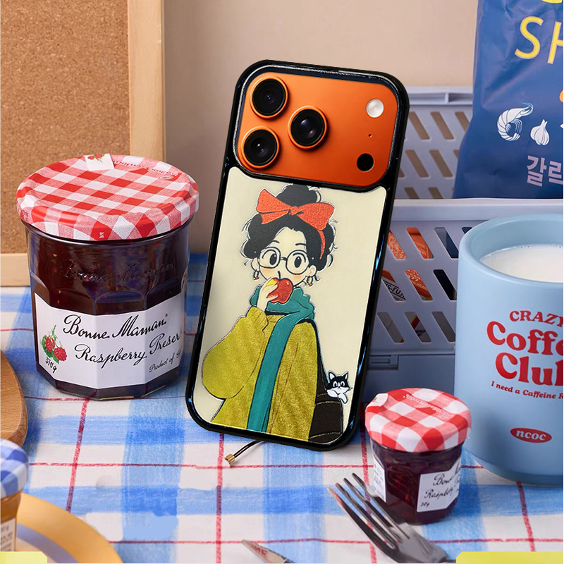 Red Bow Girl  Phone Case Compatible With Magsafe for iPhone 17/16/15/14/13 Series – CF2500054