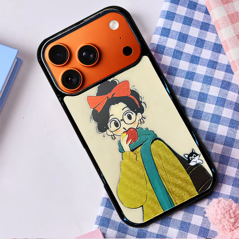 Red Bow Girl  Phone Case Compatible With Magsafe for iPhone 17/16/15/14/13 Series – CF2500054