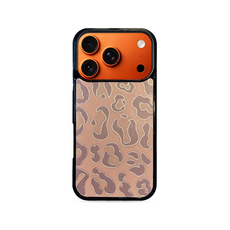 Leopard Print MagSafe-Compatible Phone Case for iPhone 17/16/15/14/13 Series Brown – CF250006
