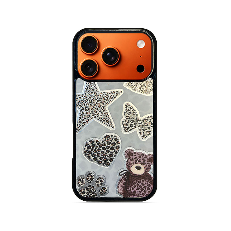 Bear Bow Pattern  Phone Case Compatible With Magsafe for iPhone 17/16/15/14/13 Series – CF2500052