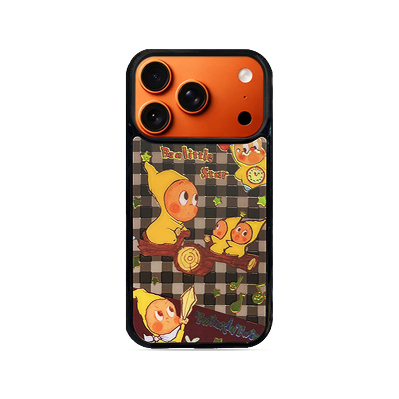 Cartoon Star Character Phone Case Compatible With Magsafe for iPhone 17/16/15/14/13 Series Brown– CF2500062
