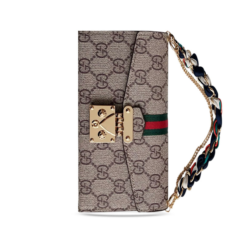 GG iPhone Case With Wallet And Strap-XKK251836