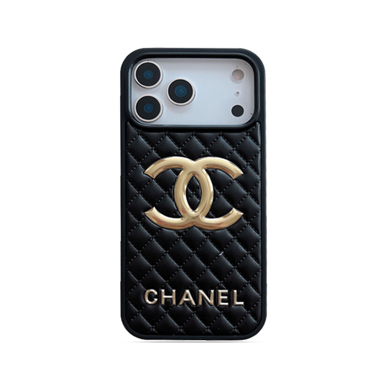 Elegant CC iPhone case black  – GFCC0030