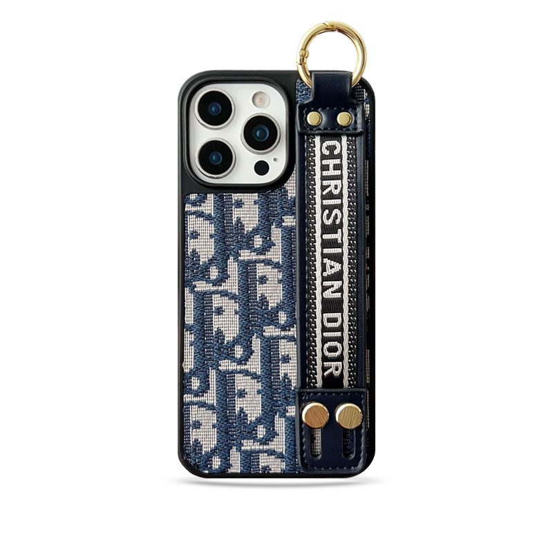 Fabrics CD iPhone Case With Holder Blue-SWk250801