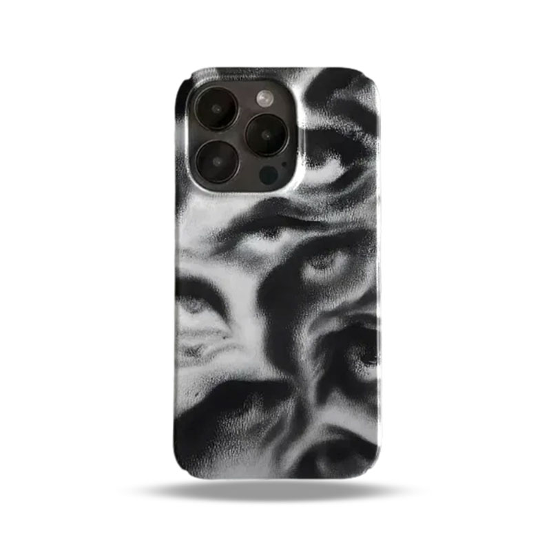 Deep-set eyes Phone Case For iPhone Black-SSY251539