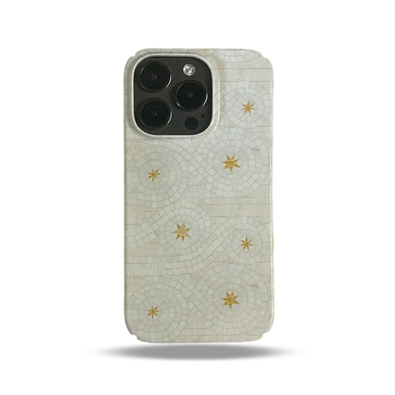 Marbling Phone Case For iPhone White-DLSW251441