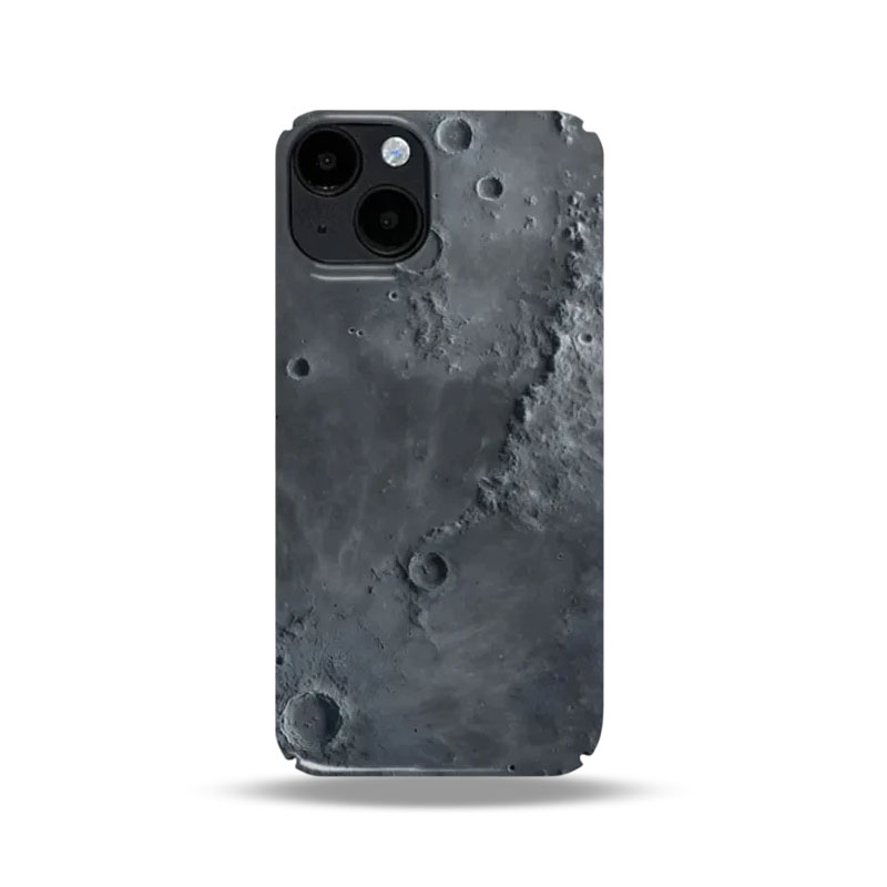 Moonscape Phone Case For iPhone Black-YQM251440