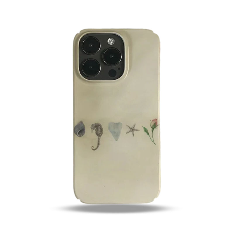 Retro Art Phone Case For iPhone White-FGM251443