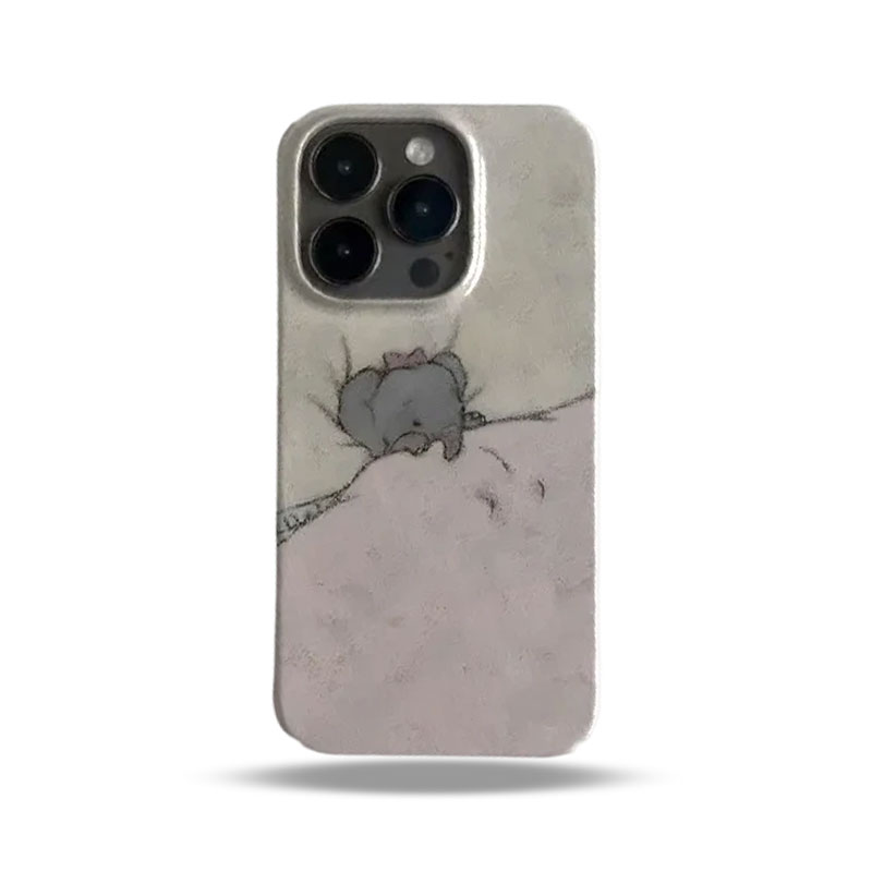 Sleeping Little Elephant Phone Case For iPhone-SJX250429