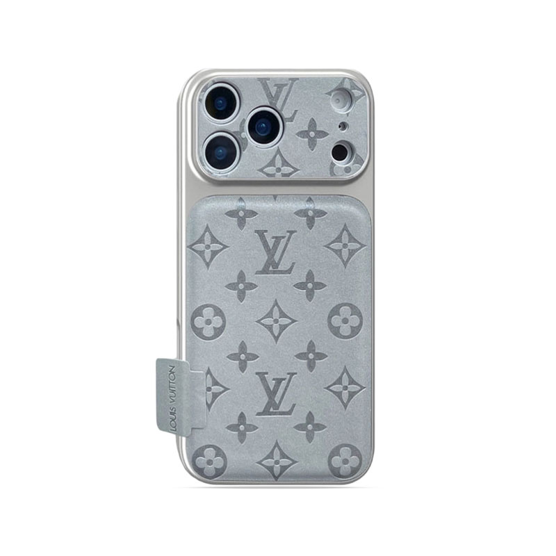 Classic Monogram iPhone Case Grey For iPhone 17/16/15/14-VEMO021