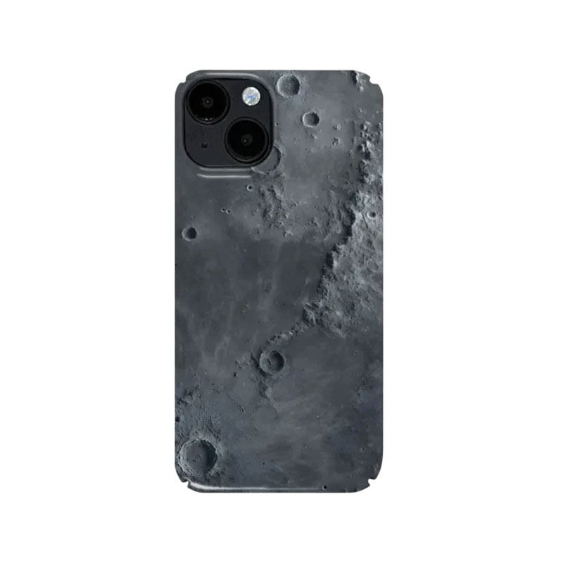 Moonscape Phone Case For iPhone Black-YQM251440
