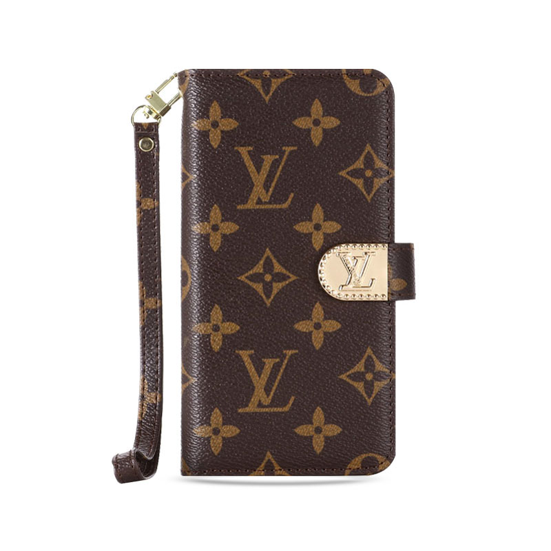 Flip Wallet Case for iPhone with Card Slots and Zipper Pocket-GELB003