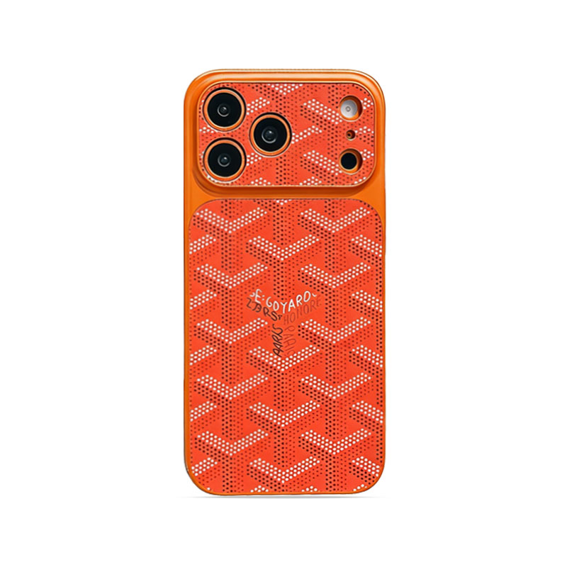 Luxury GD iPhone case orange– GFLV009
