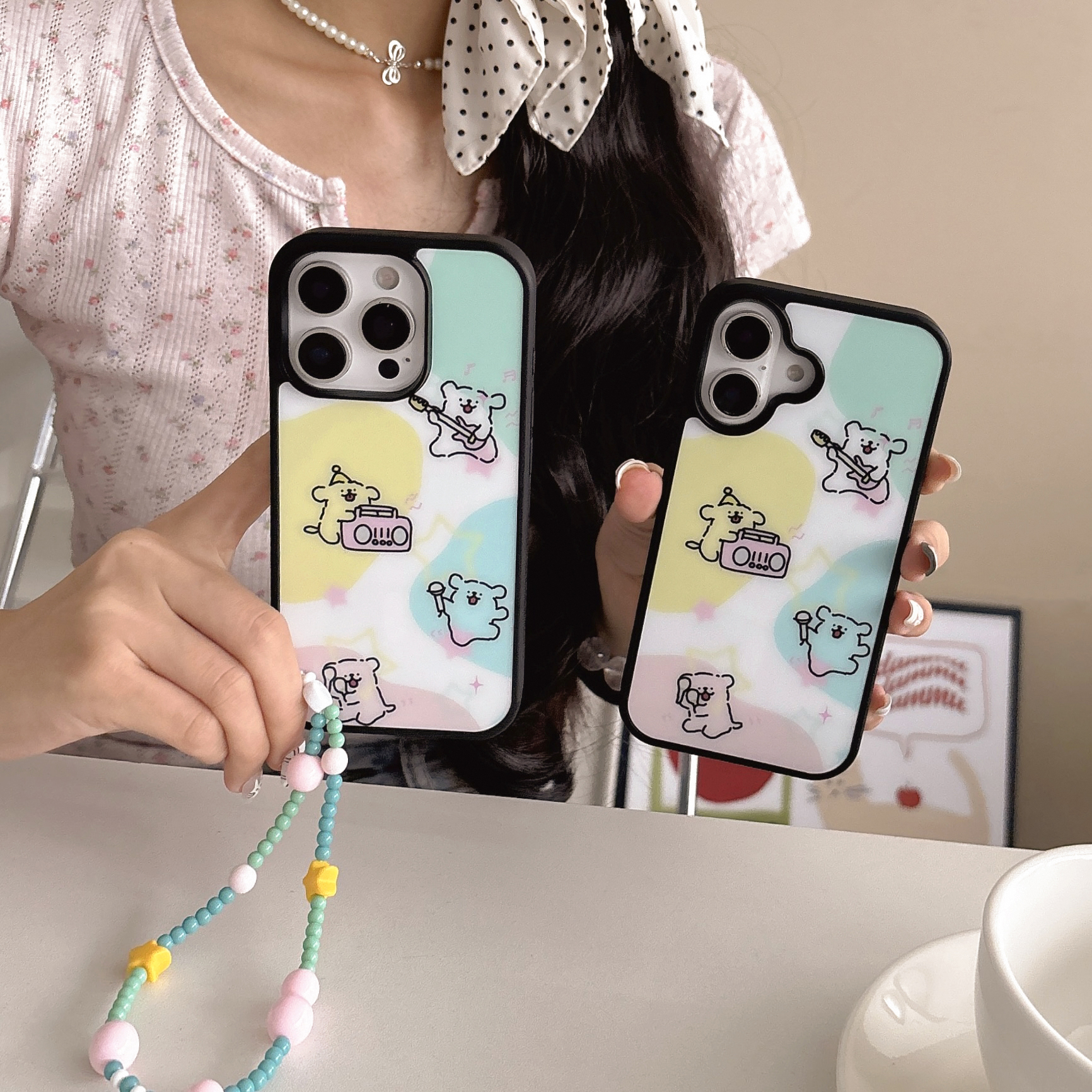 Cute Dog MagSafe-Compatible Phone Case with Strap for iPhone 16/15/14/13/12 Series – CF2500016
