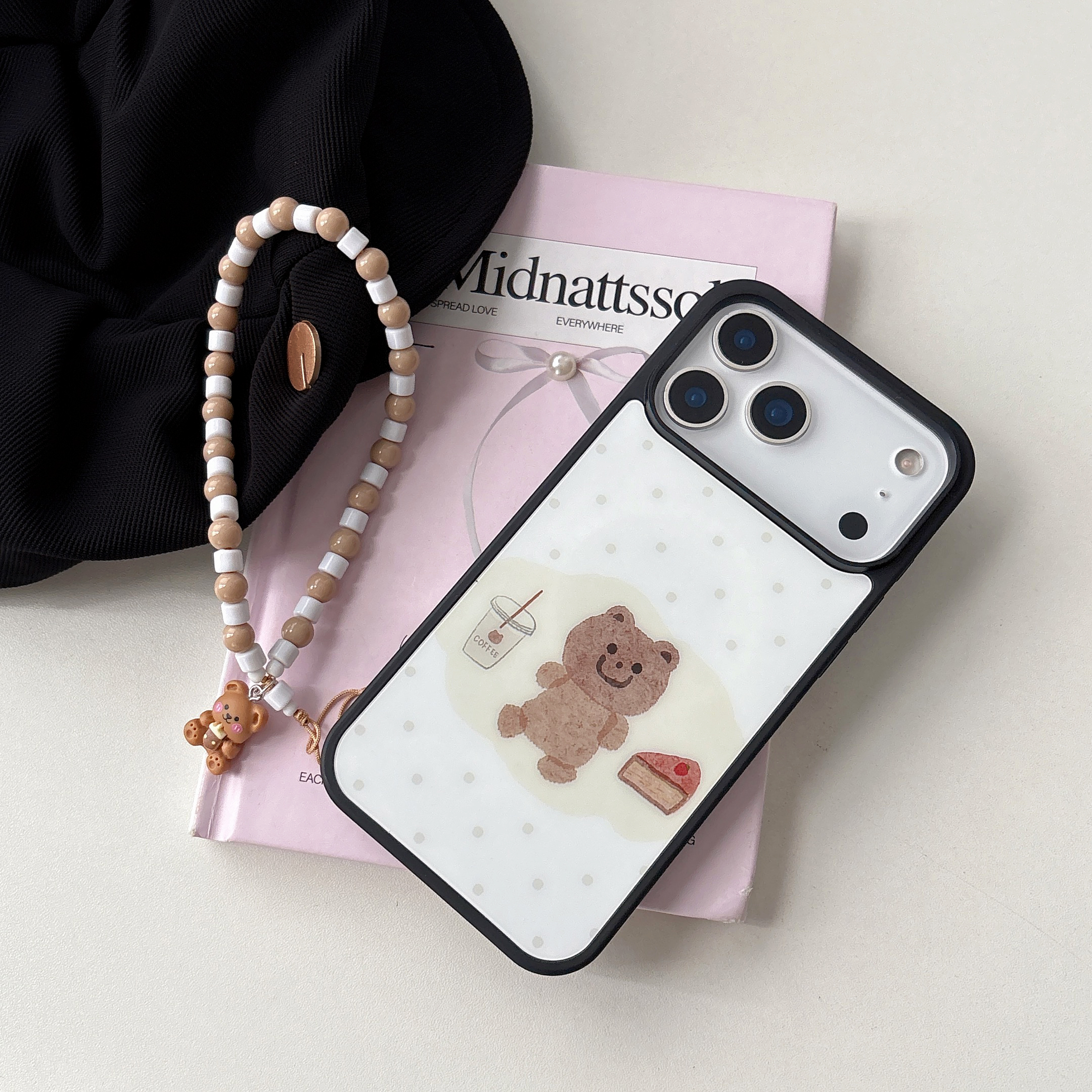 Cake Bear MagSafe-Compatible Phone Case with Holder and Strap for iPhone 17/16/15/14/13 Series – CF250009