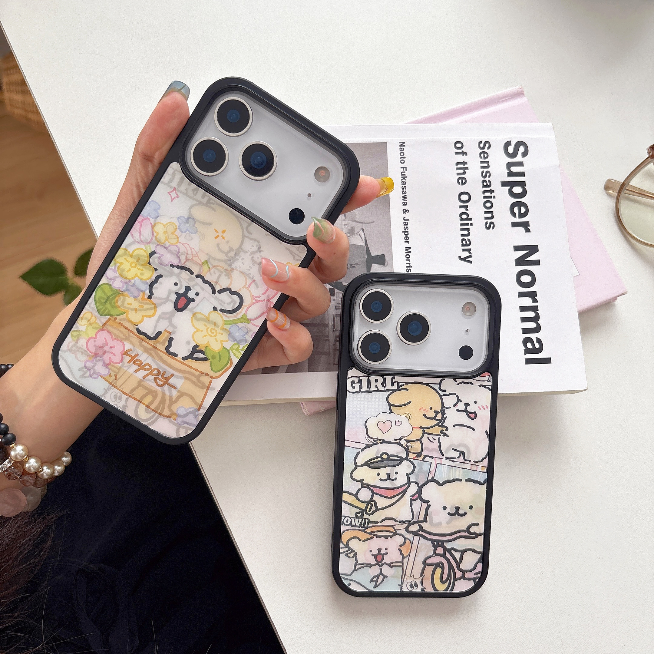 Cute Cartoon Dog MagSafe-Compatible Phone Case for iPhone 17/16/15/14/13 Series – CF250008