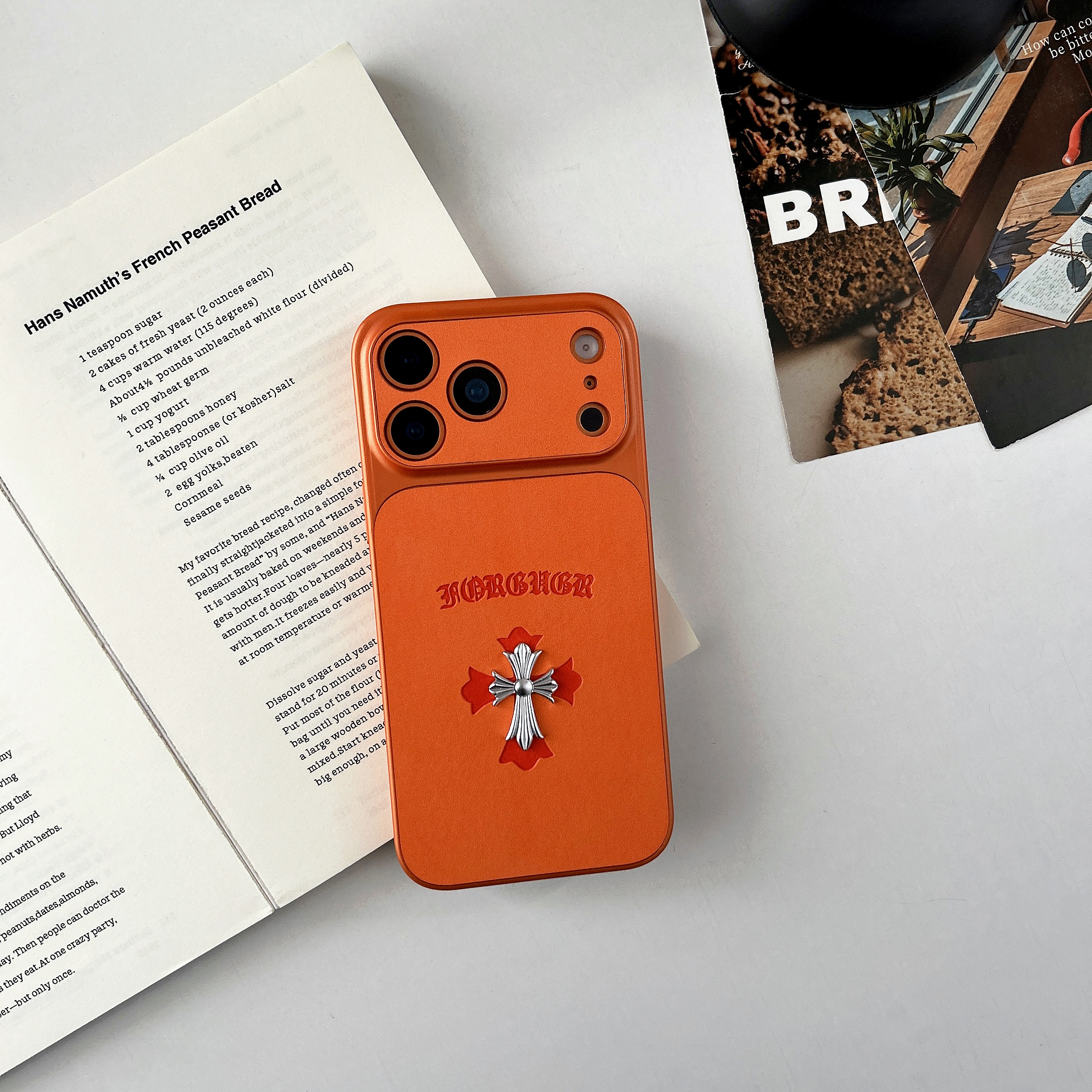 Stylish CHS iPhone Case Orange For iPhone 17/16/15/14-VECHS013