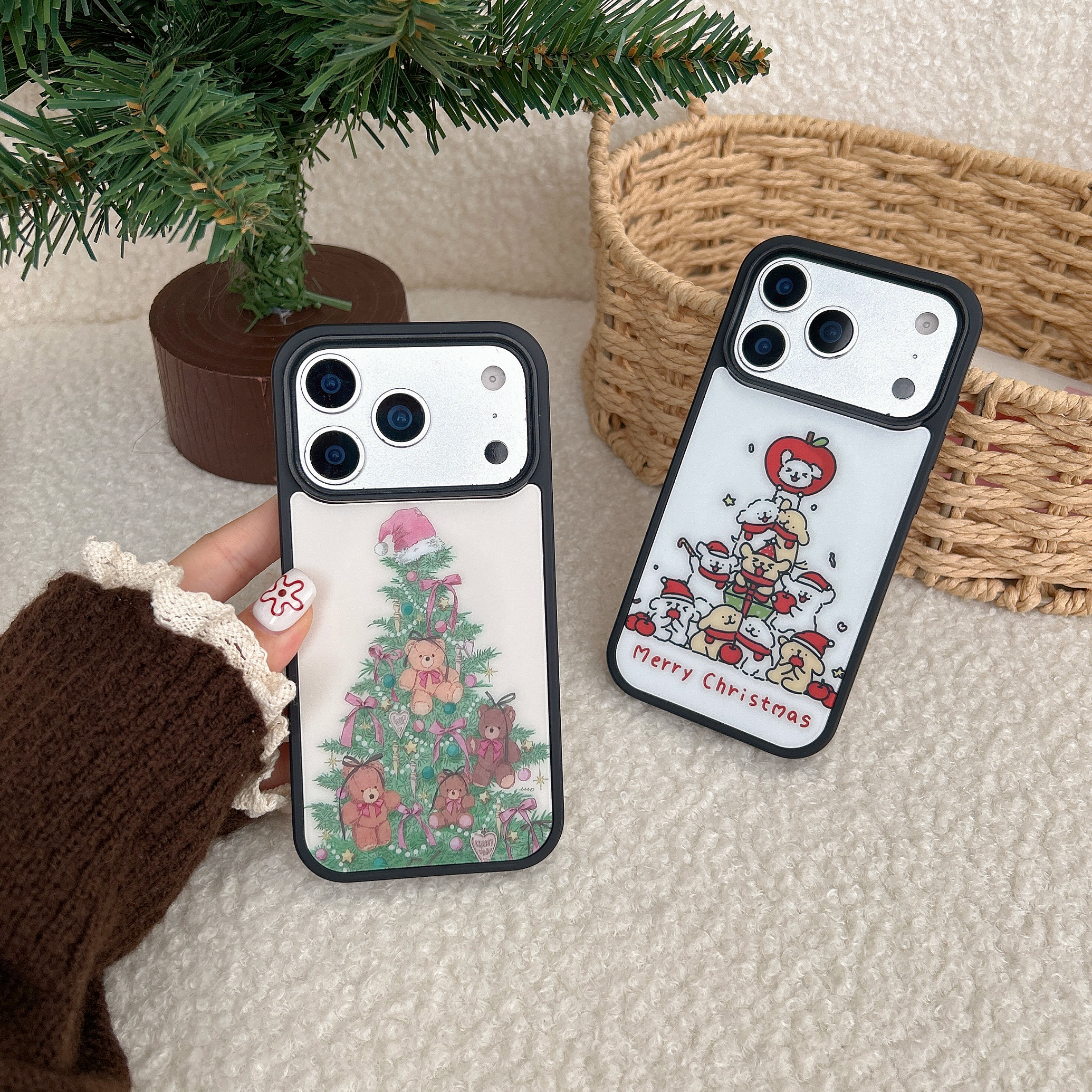 Christmas Tree Bear MagSafe-Compatible Phone Case for iPhone 17/16/15/14/13 Series – CF2500013