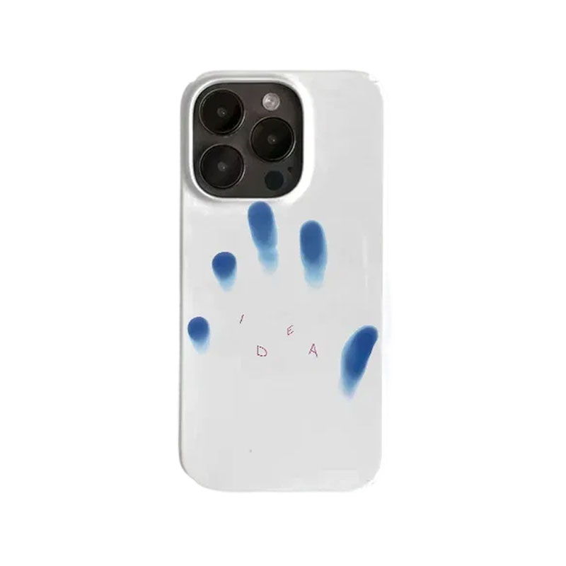 Fingerprint Phone Case For iPhone White-SYK251502