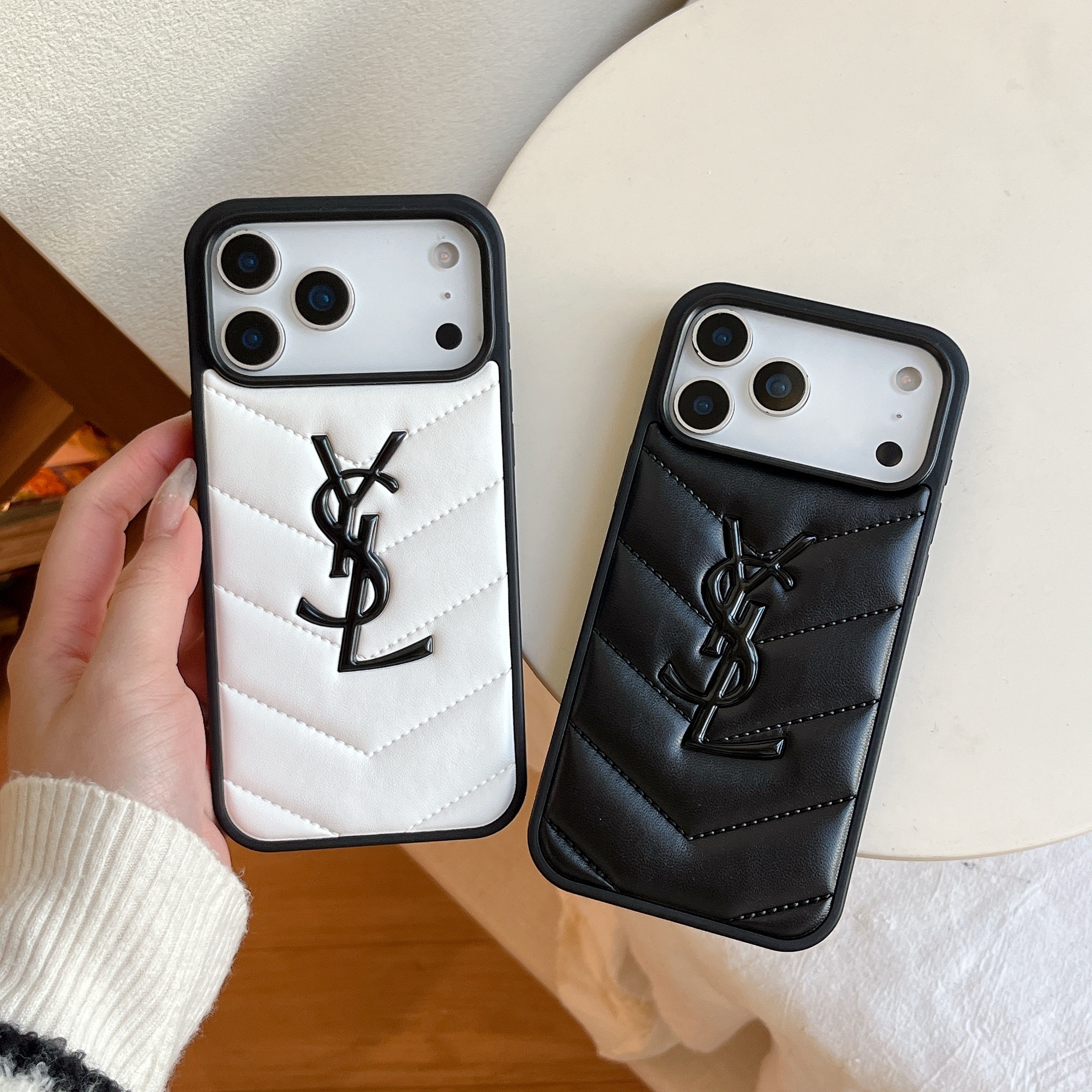 Stylish  YL iPhone case black  – GFYL0021