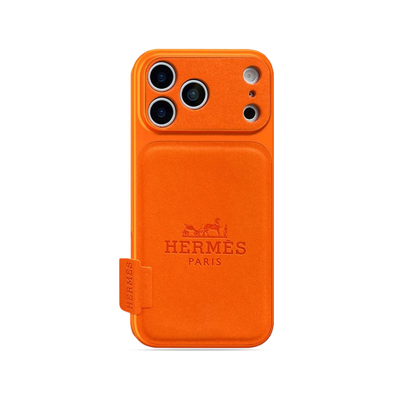 Premium H iPhone Case Orange For iPhone 17/16/15/14-VEH022