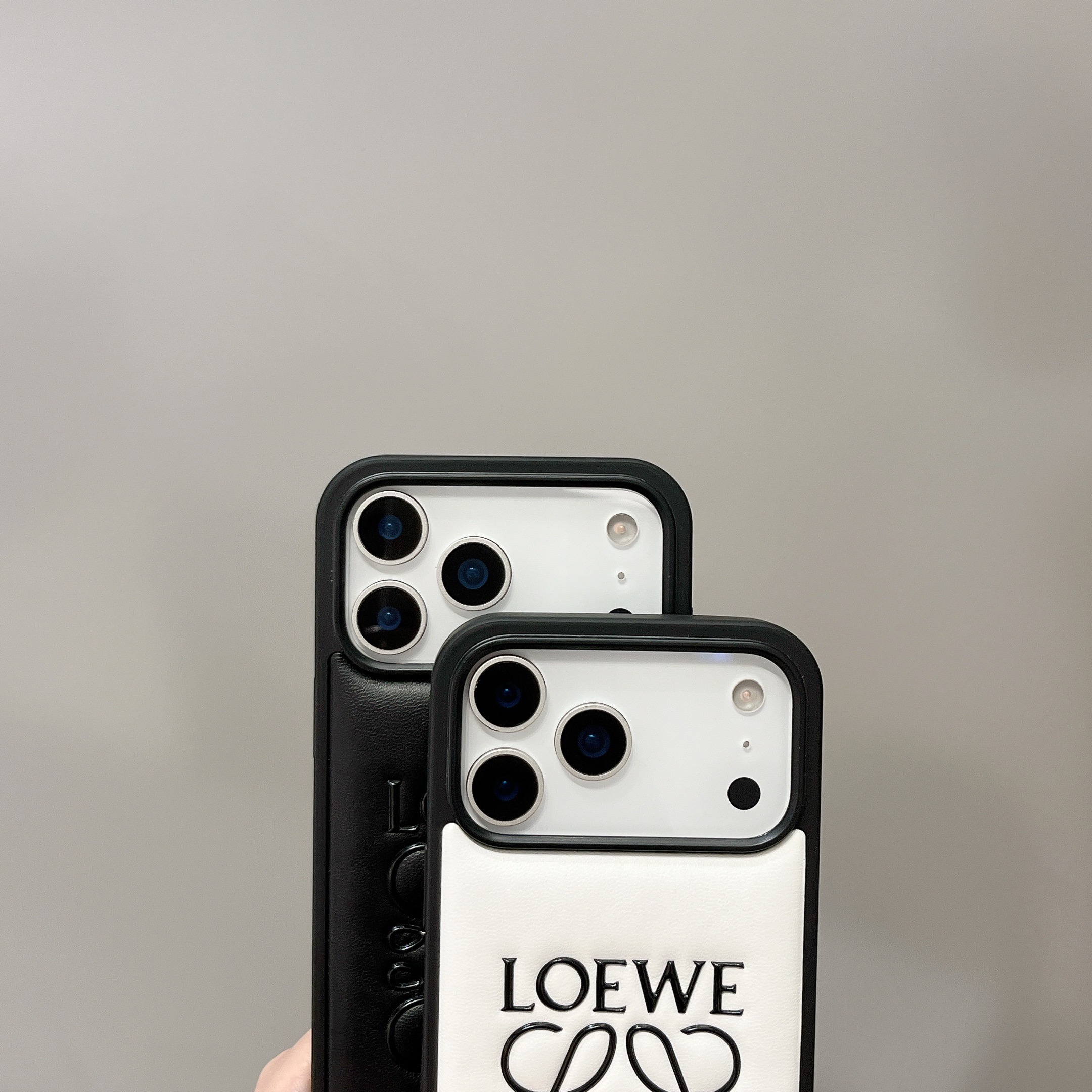 Luxury LE iPhone case white  – GFLE0031