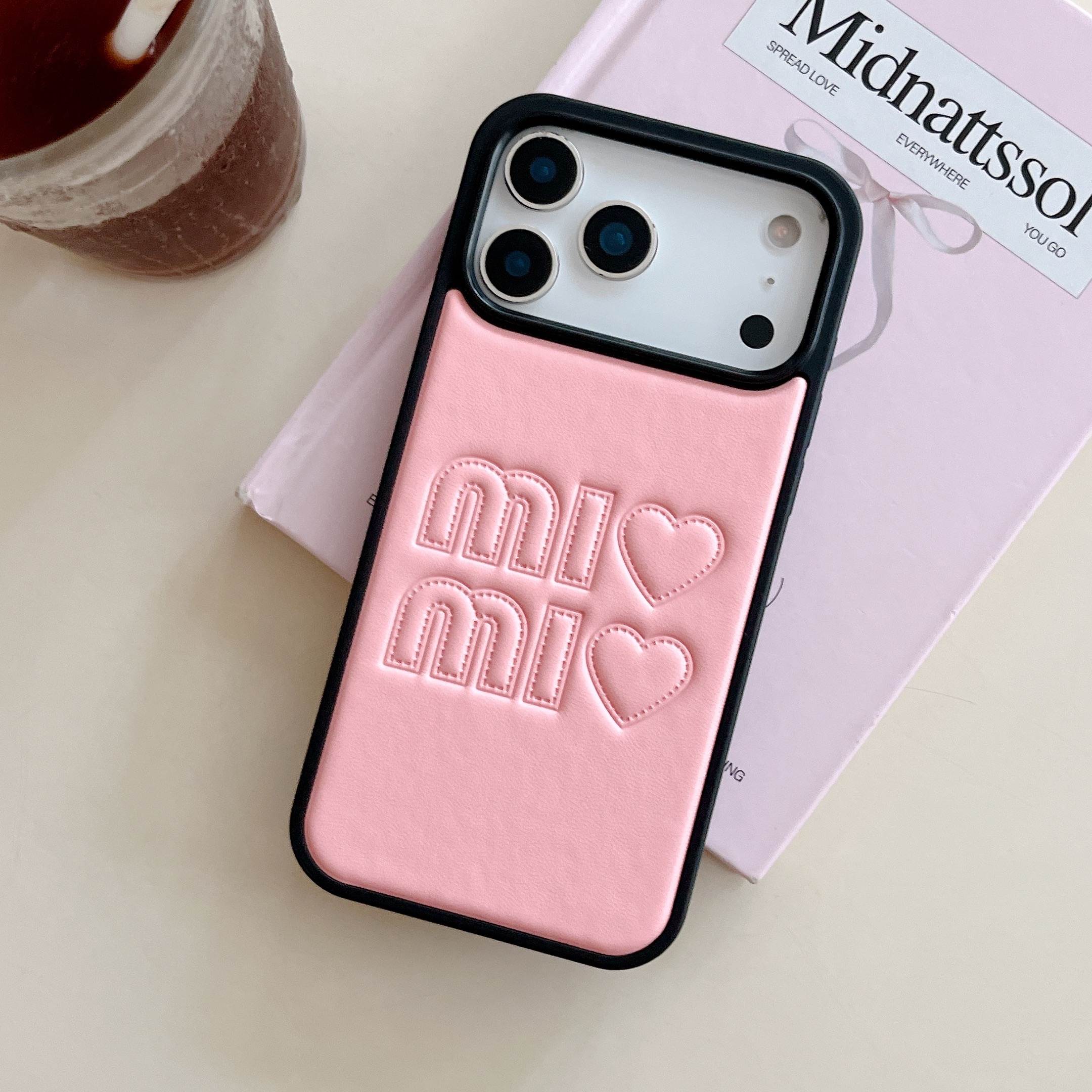 Premium MM iPhone case pink  – GFMM0015