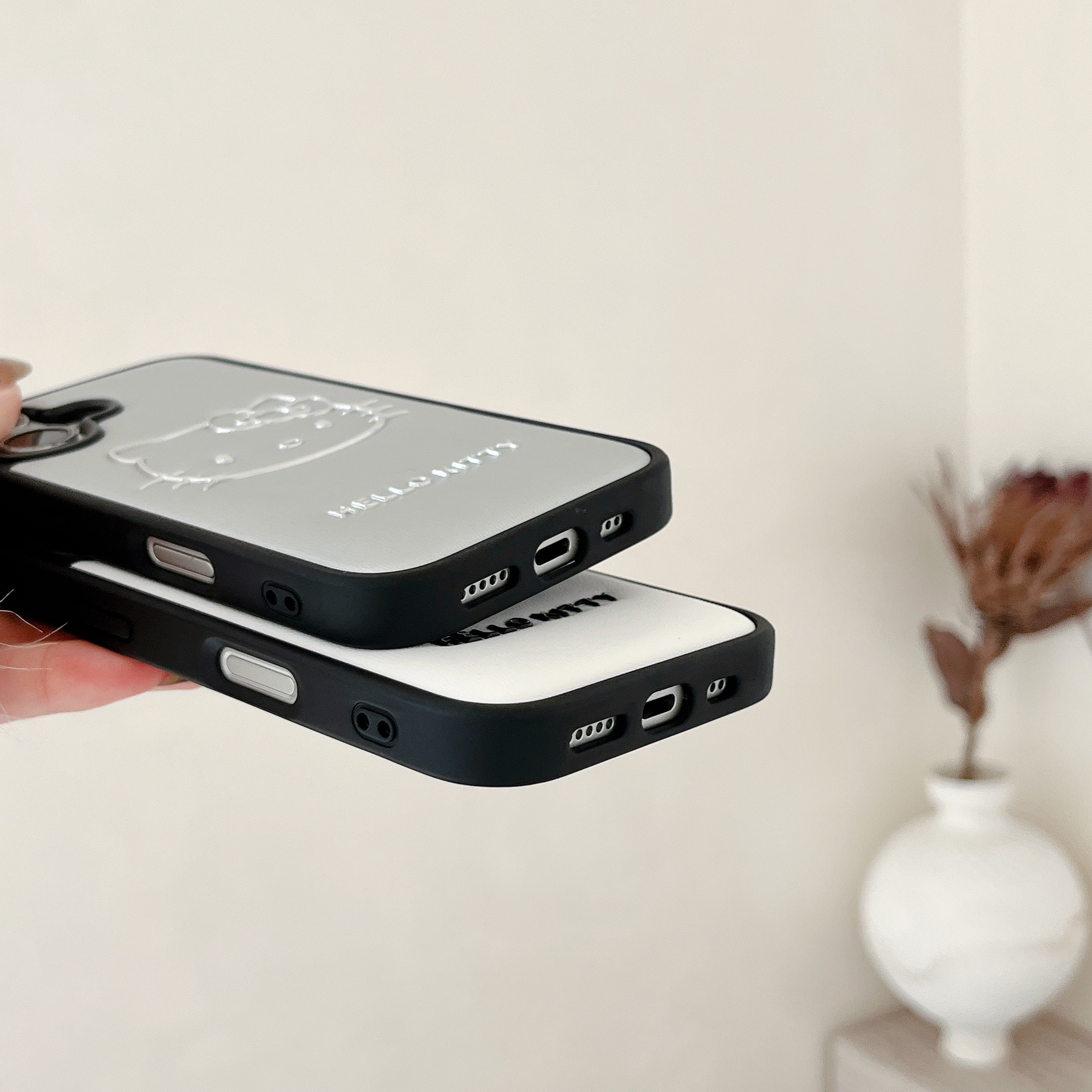 Elegant KT iPhone case white  – GFKT0019