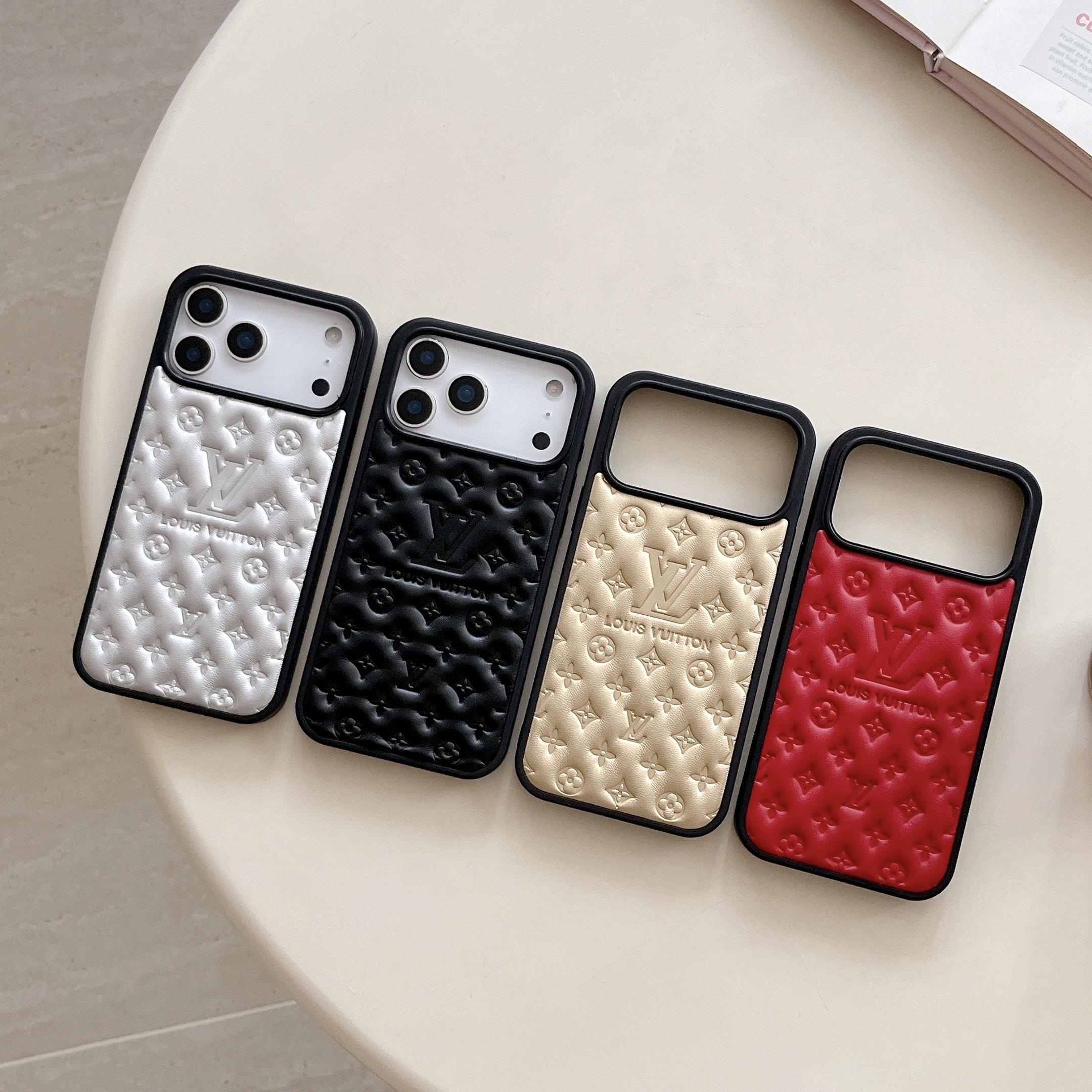 Elegant Monogram iPhone case black  – GFLV0014