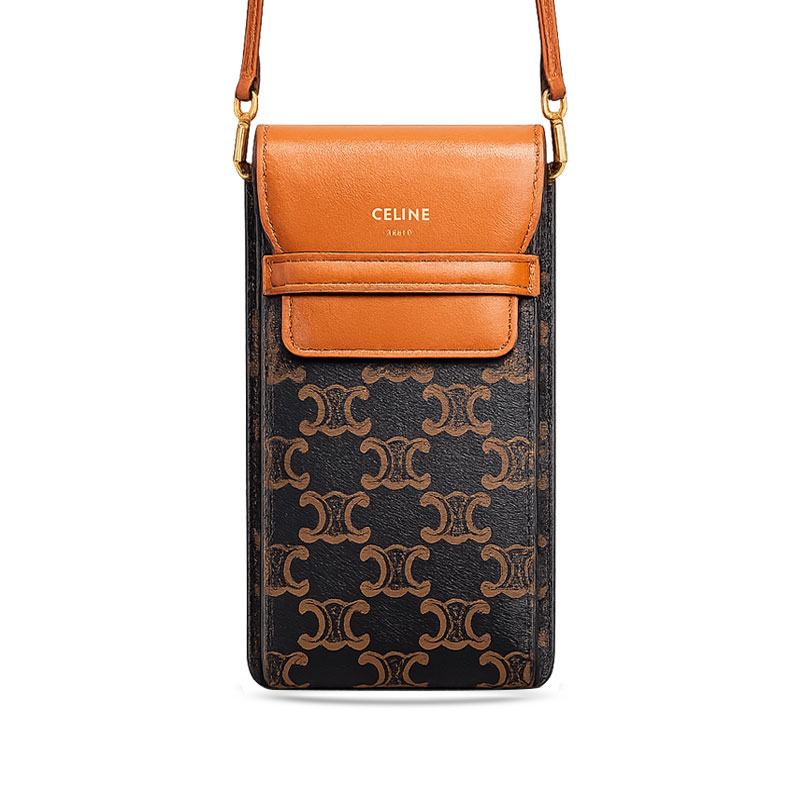 LV iPhone Case for iPhone 17 / 16 / 15 Pro Max – Flip Wallet Case with Strap